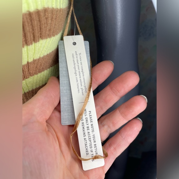 NWT Anthropologie Knit Flowy Dress - Size SP - Gorgeous - Picture 6 of 6